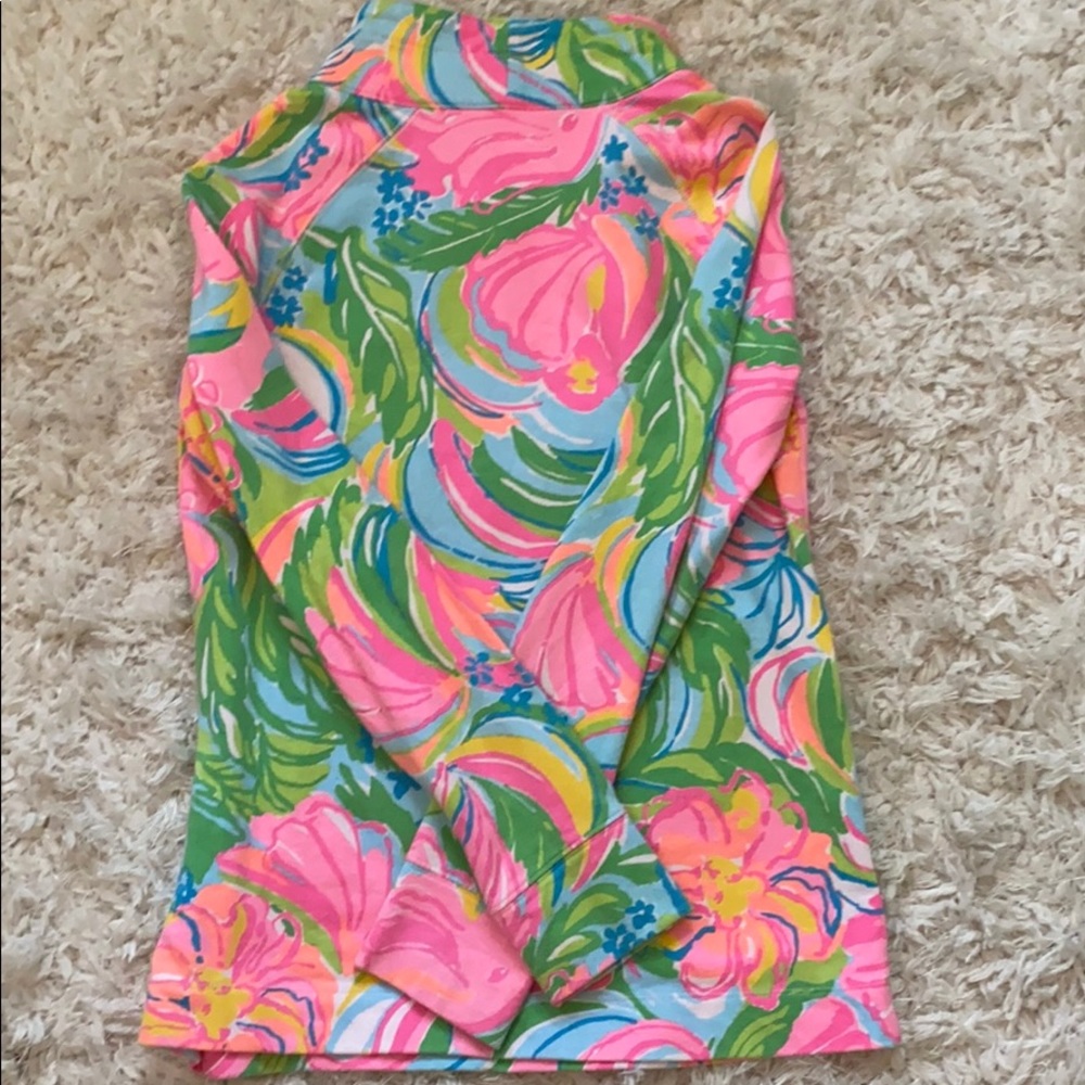 Lilly Pulitzer Light-weight Quarter Zip - Picture 2 of 3